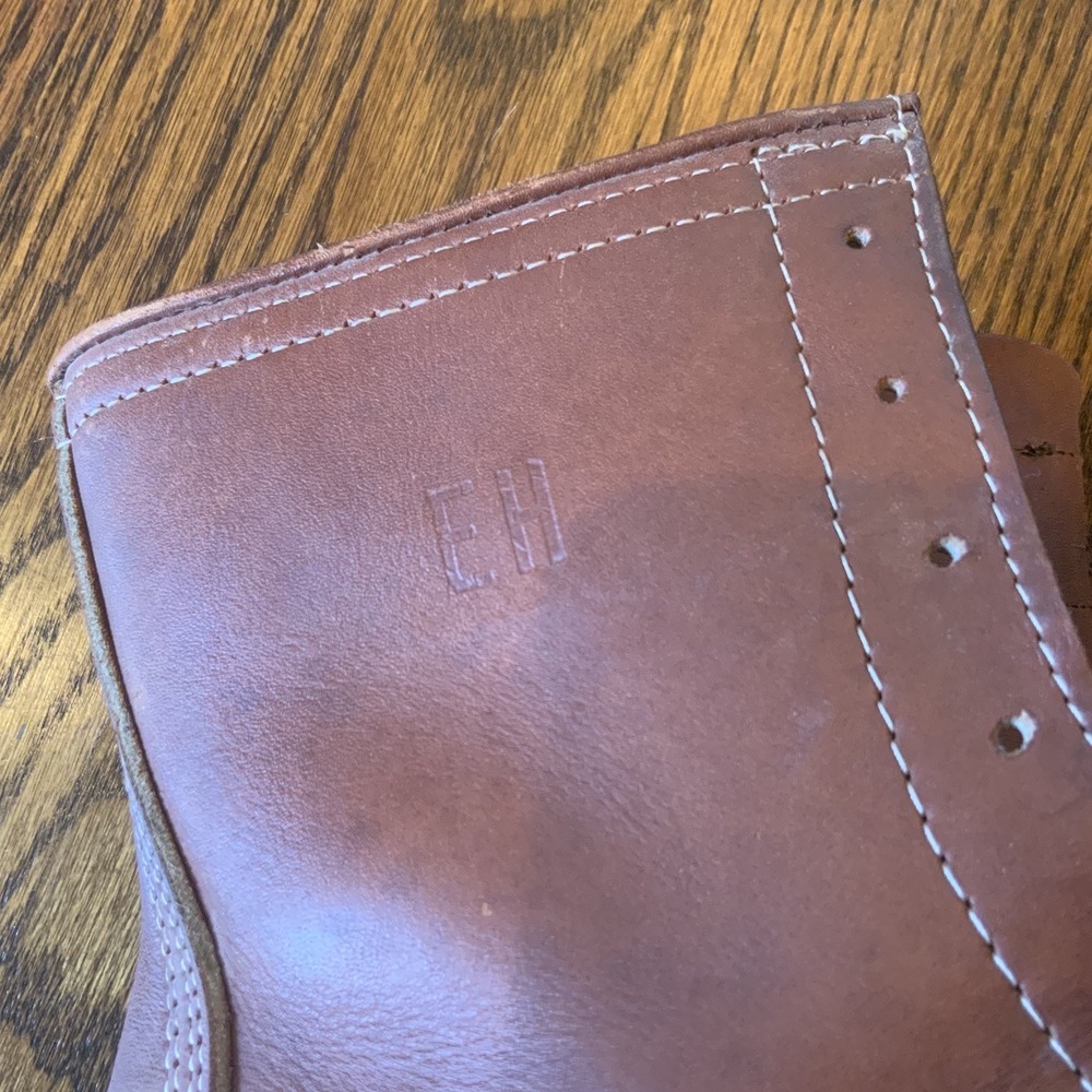 EH Safety & Supply Co. Brown Leather Boots Sz 11 D Work Safety Outdoor No Laces - Picture 6 of 10